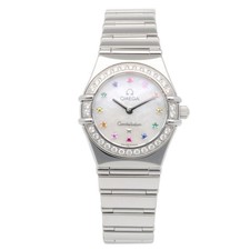 OMEGA Constellation Iris Watches Stainless Steel Bezel Diamond used 8
