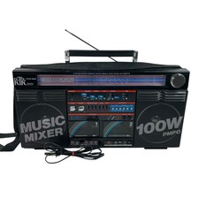 RTR Studio Mixer By Kings Point MS-007 8 Rhythm Mixing Console Ghetto Blaster