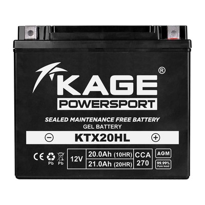 Batterie GEL KAGE YTX20L-BS für Buell Harley Davidson Moto Guzzi Triumph Yamaha