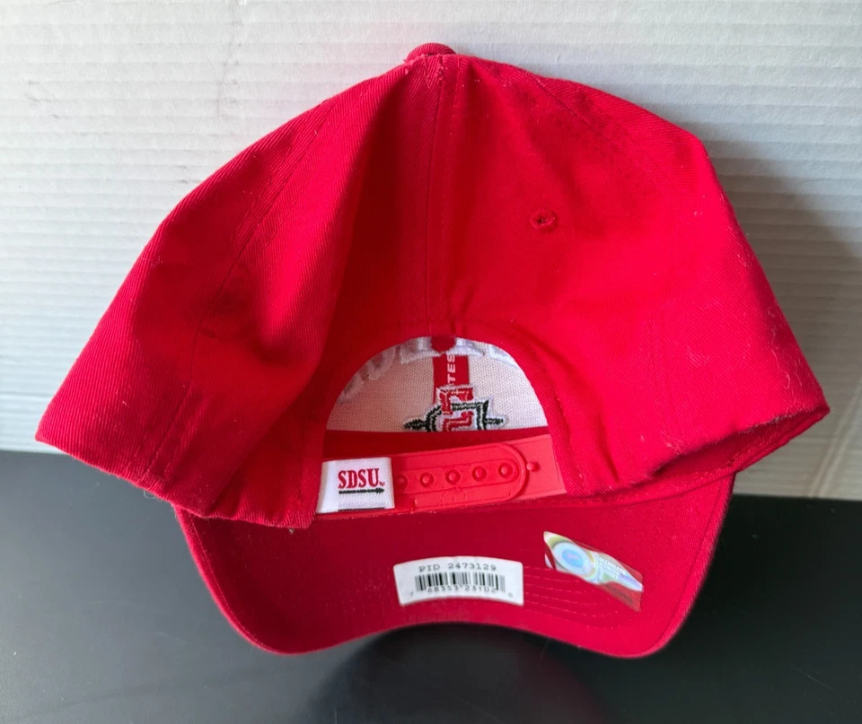 SDSU San Diego State Aztecs Red Hat Cap One Size Snapback - Image 2 of 4