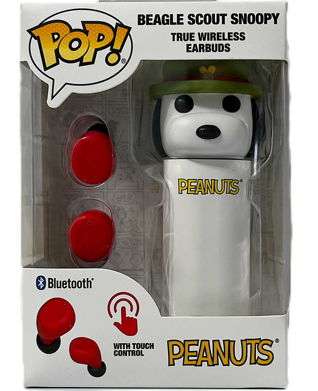 Funko Pop Peanuts Beagle Scout Snoopy True Wireless Bluetooth Earbuds Touch