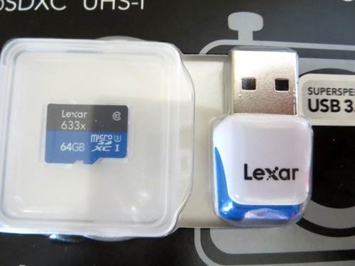LEXAR 64GB 633X 95MB/S MICRO CD CARD USB 3.0 READER LSDMI 64 GBBEU 633 - Picture 2 of 7