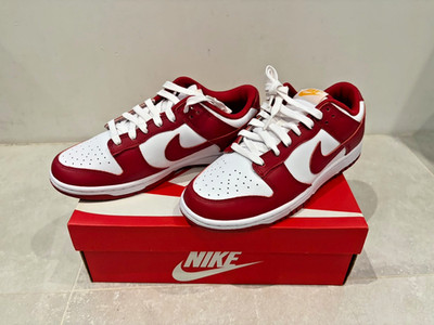 Nike Dunk Low University Red White DD1391-602 EU 42 US 8.5 New DS Original Box