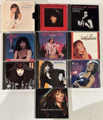 Donna Summer 10 CD Lot: Anthology Bad Girls All Systems Go On The Radio Crayons+