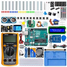 Inventor Lab Starter Kit with Original Arduino Uno R3 REV3 Multimeter 34 Project