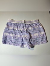 NWT Target Art Class Girls XL 14 Purple Geometric Pajama Shorts Sleepwear Girls