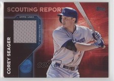 2016 Topps Scouting Report Relics Series 2 Corey Seager #SRR-CS 4tr