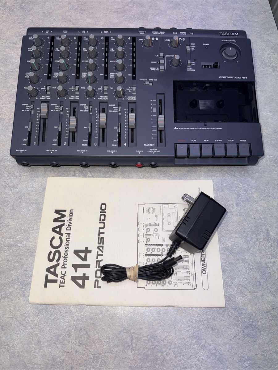 TASCAM Portastudio 414 (おまけ付き) Tascam Portastudio 414 MK1 4-Track Recorder for sale online