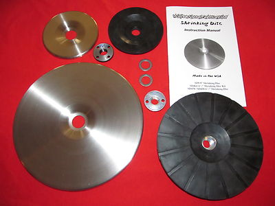 DLX49Kit, 4.5'' & 9'' ''Easy Shrink''  DELUXE Shrinking Disc Kit, w/ backing pads
