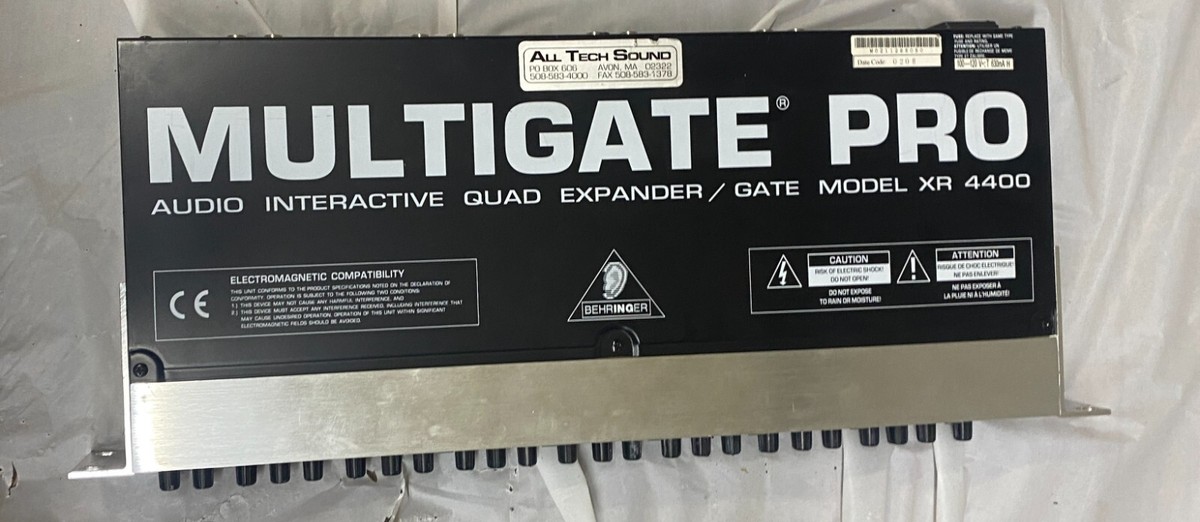 Behringer Multigate Pro XR4400 4-Channel Expander / Gate