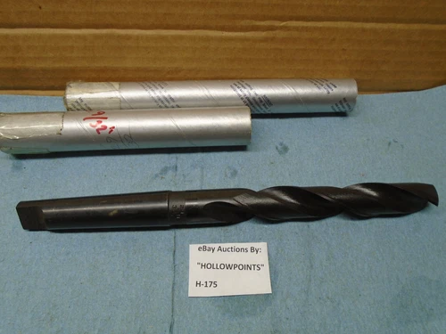 Brand New 29/32" HS Drill Unbranded in Tube w/ #3 Morse Taper Shank 11" L H175