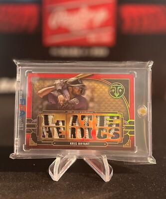 2022 Topps Triple Threads Kris Bryant Late Heroics 1/1 #TTR-KB4