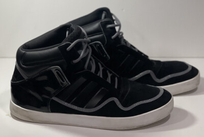 Adidas High Top Sneakers EVM 004001 ART G47859 BLACK Men's Adidas High Top Sneakers EVM 004001 ART G47859 BLACK Men's