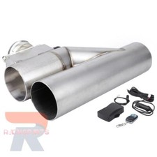 3 Electric Exhaust Downpipe Y-pipe Valve Controller Remote Kit New