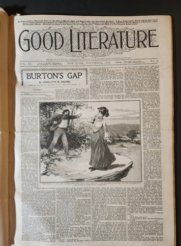 GOOD LITERATURE MAGAZINE 1902 HARD BOUND EDITION COMPLETE COLLECTION FINE - Picture 13 of 15