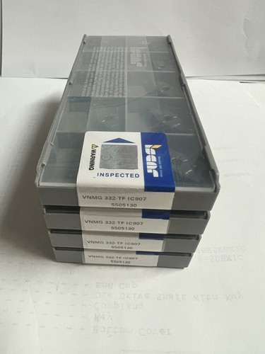 Brand New Iscar VNMG332-TF IC907 *** 10 INSERTS *** FACTORY PACKS ***New!! - Picture 3 of 3