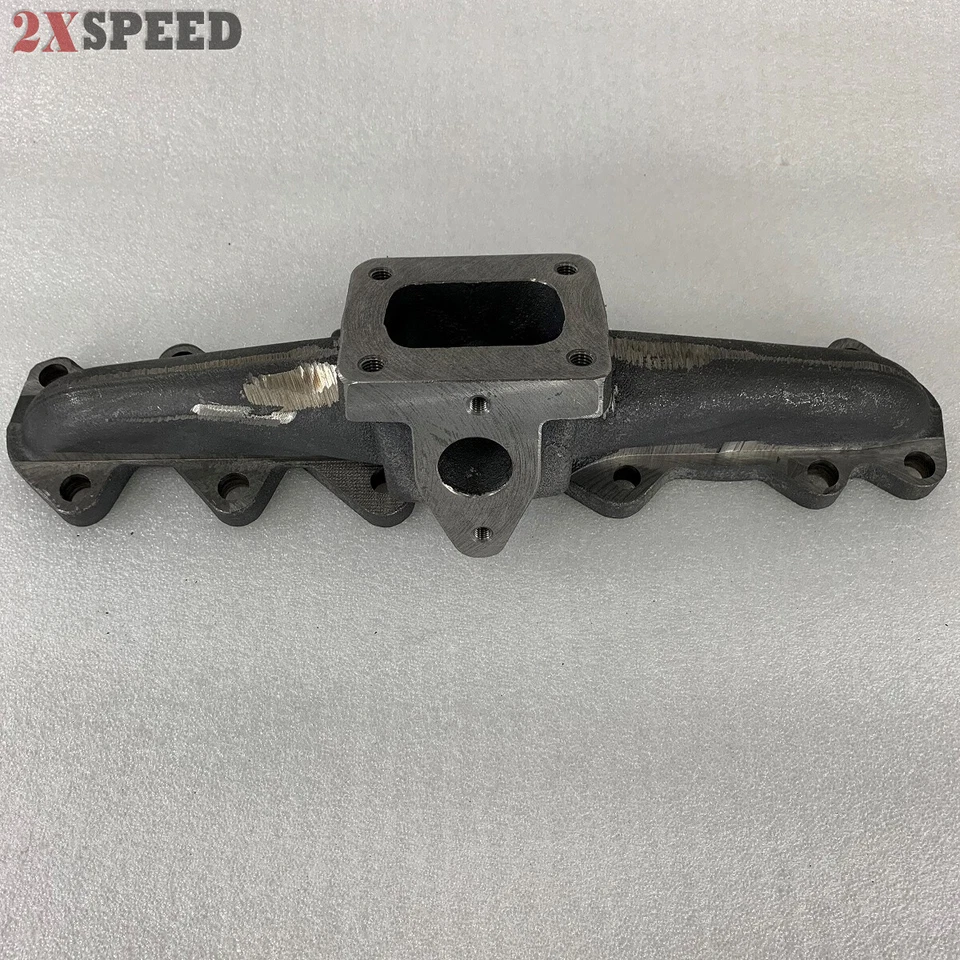 Colector de hierro fundido para Toyota Supra 1993-1998 motor 2JZ-GTE brida T4 Foto 2 de 4