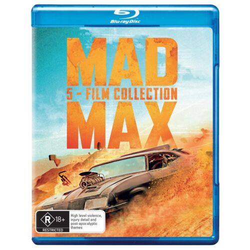 Mad Max 5 Film Collection Blu-ray BRAND NEW Region B