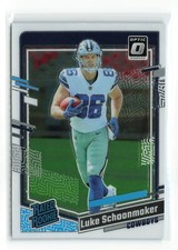 LUKE SCHOONMAKER #227 RC 2023 PANINI OPTIC COWBOYS RATED ROOKIE RC