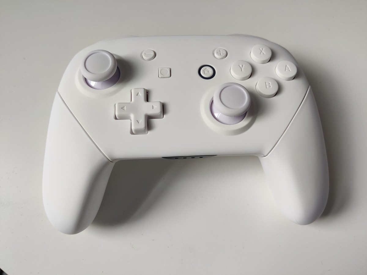 Nintendo Switch Custom Solid White Pro Controller | eBay