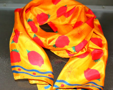 Damen Seidentuch 100% Reine Seide XL Seidenschal Tuch 148x43 Stola Schal 28