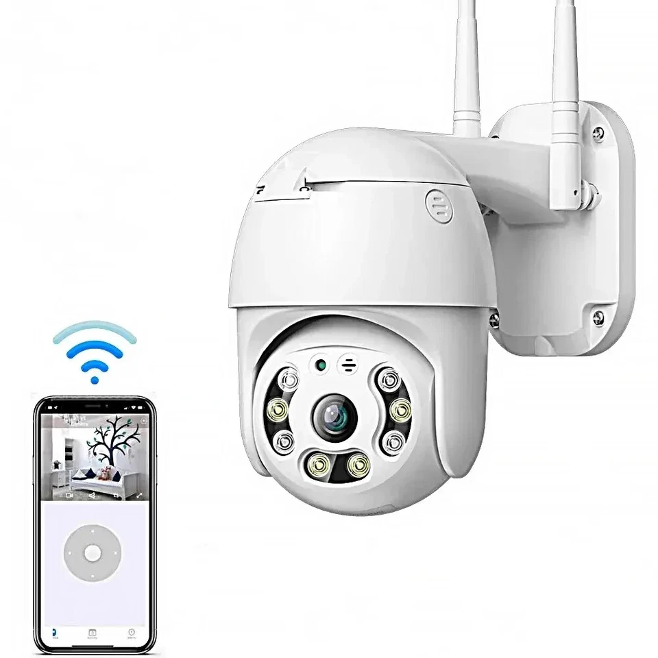 3PZ TELECAMERA IP CAM PTZ WIFI CAMERA DOME WIRELESS ESTERNO APP YOOSEE MICRO SD - Immagine 3 di 4