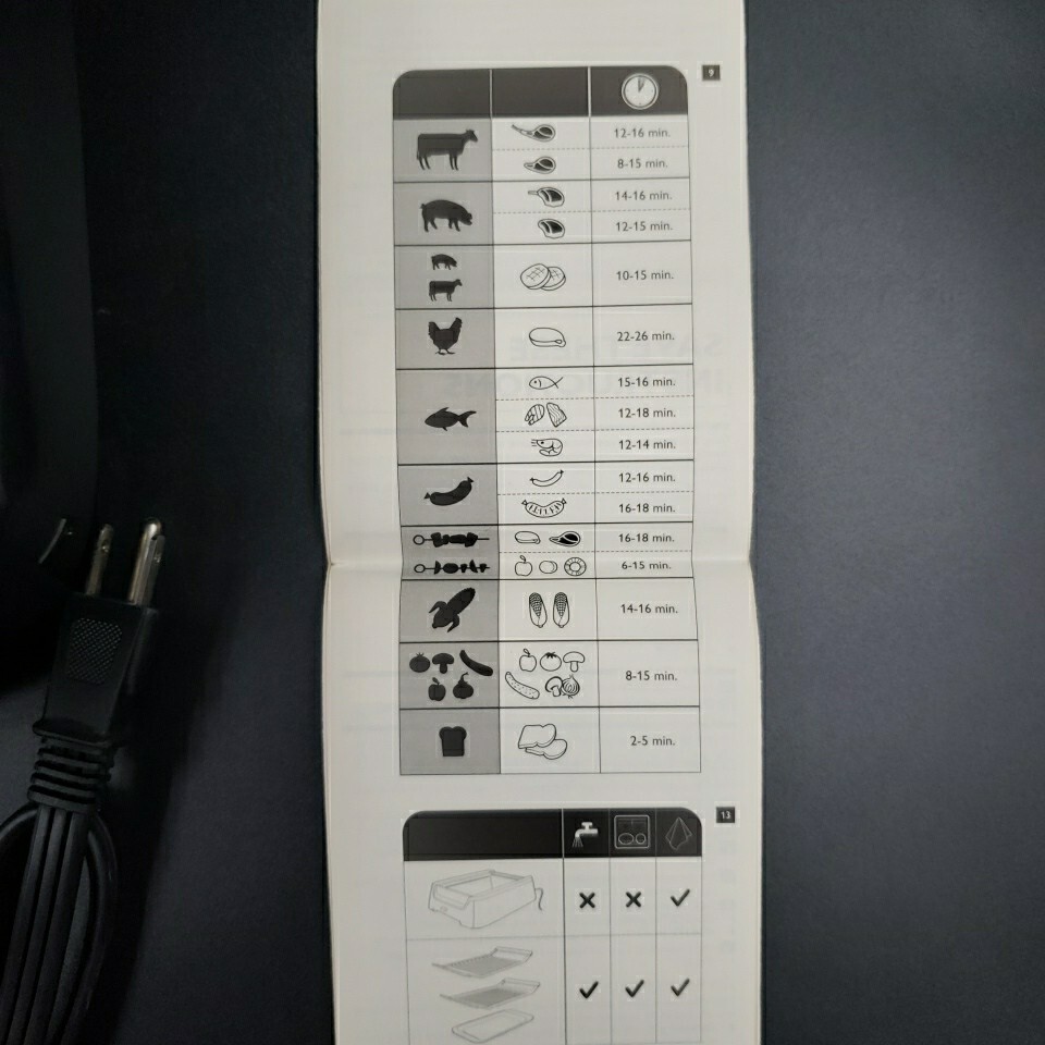 Philips Smokeless Indoor Grill Electric Model No. HD6371 Black Infrared Cooking eBay