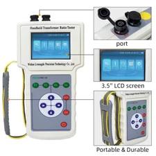 VLUUKE LCD Display Handheld High Voltage Transformer Turns Ratio Tester HV TTR