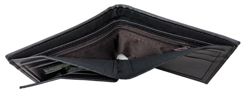 CARTERA PLEGABLE DE DISEÑO ITALIANO ESTILO G MARRÓN GRIS - Imagen 15 de 15