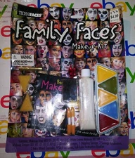 VINTAGE FAMILY FACES Halloween MAKEUP KIT  Technifaces Makeup Kit New