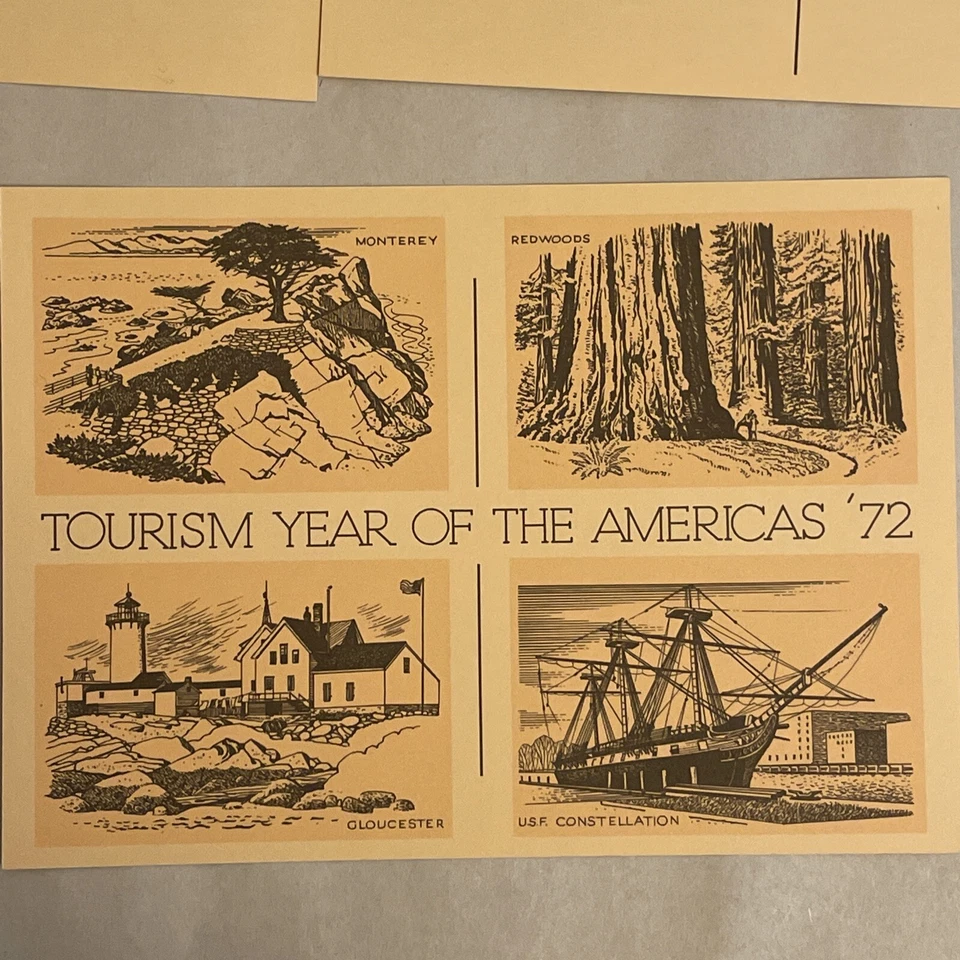 USPS Scott  6c Tour America Monument Valley Postal Card - Image 3 of 3