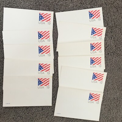 USPS Stamped Postcards Unused Vintage One Two Cent America