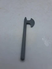 Lego Part 3848 Minifigure Weapon Axe Halberd Dark Gray