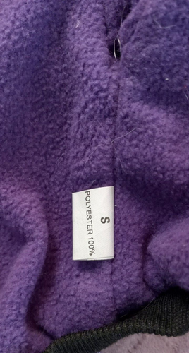 Petsoo Taglia Small Viola Cane Cucciolo Cappotto Animale Bordo Chiusura a Scatto - Foto 3 di 5