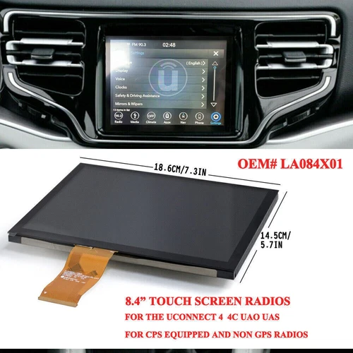 For 2018-23 Dodge RAM 1500 2500 3500 4500 8.4" Uconnect LCD Monitor Touch Screen - Bild 6 von 14
