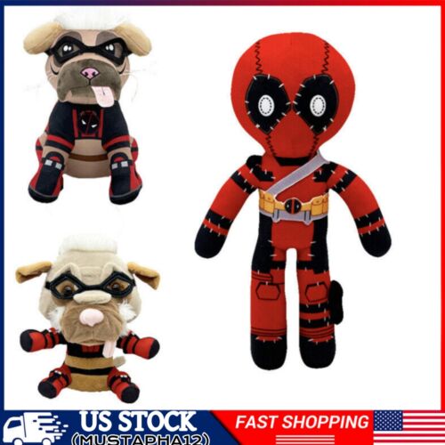 Deadpool 3 Dogpool Kuricha Wolverine Plush Toy Stuffed Animal Doll Xmas Gift🔥