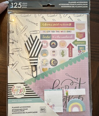 The Happy Planner Classic Planner Student Accessories Pack 125 Pieces