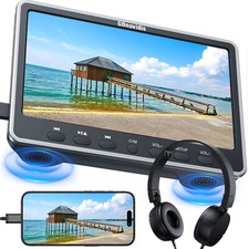 12" Full HD Portable Headrest Car DVD Player Car TV Free Region Memory USB HDMI