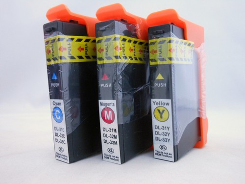 Dell V525W & V725W All-in-One Printer Ink Cartridge Set - Black, Cyan, Magenta, Yellow, 4-Pack