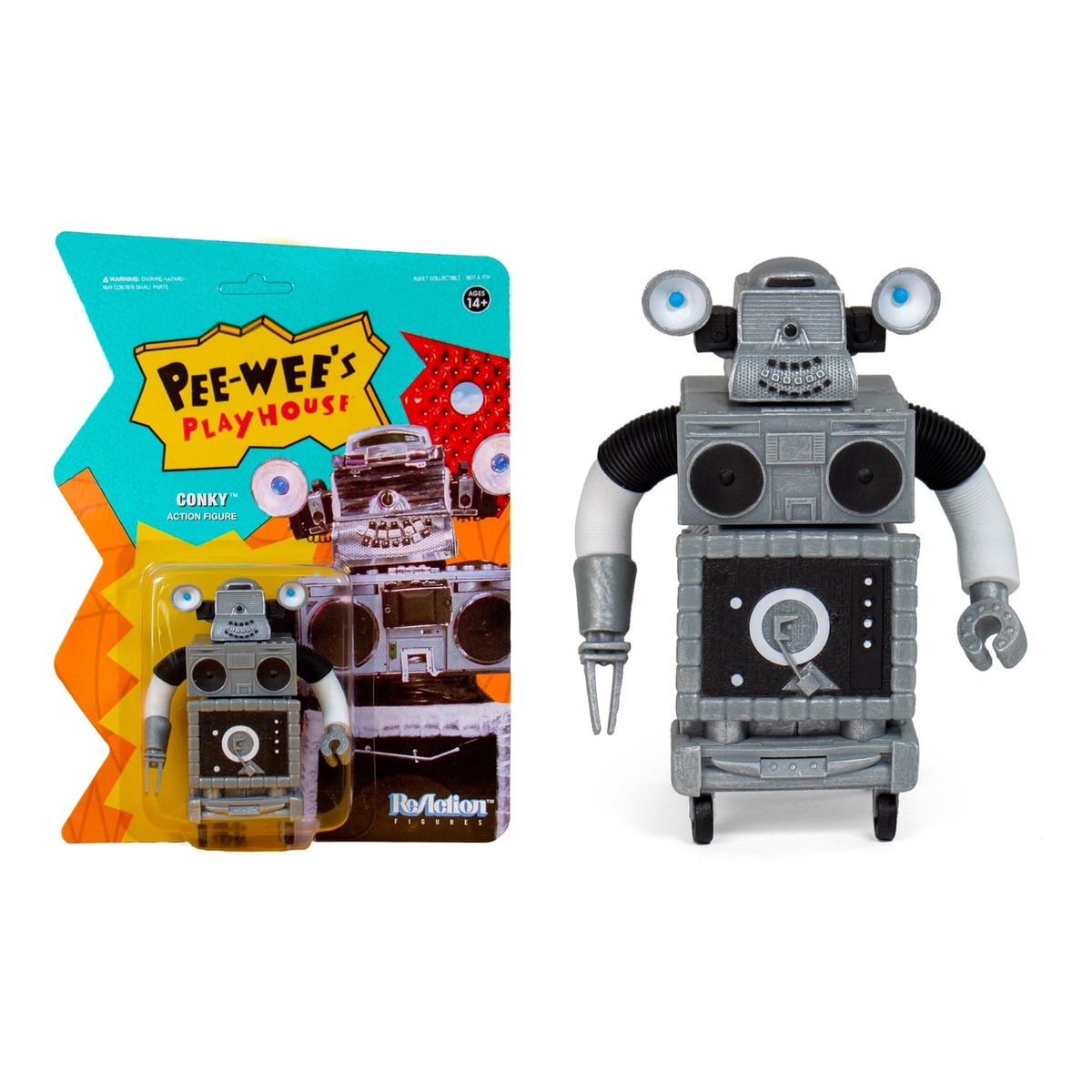 Pee-wee's Playhouse ReActionロボット フィギュア PEE WEE HERMAN ACTION FIGURE - 3.75