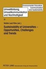 Sustainability at Universities - Opportunities, Challenges and Trends (2009, Gebundene Ausgabe)