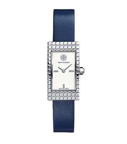 NWB Tory Burch Miller Watch Light Blue Suede Silver-Tone NWB Tory Burch Miller Watch Light Blue Suede Silver-Tone