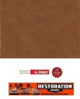 <!--F#f_0-->HOLDEN FX FJ SEDAN PERFORATED BROWN SADDLE ROOF HEAD HOOD LINING (8E)<!--F/-->