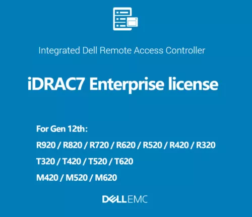 IDRAC7/8/9 Enterprise License Permanent idrac for PowerEdge 12th 13th 14th 15th