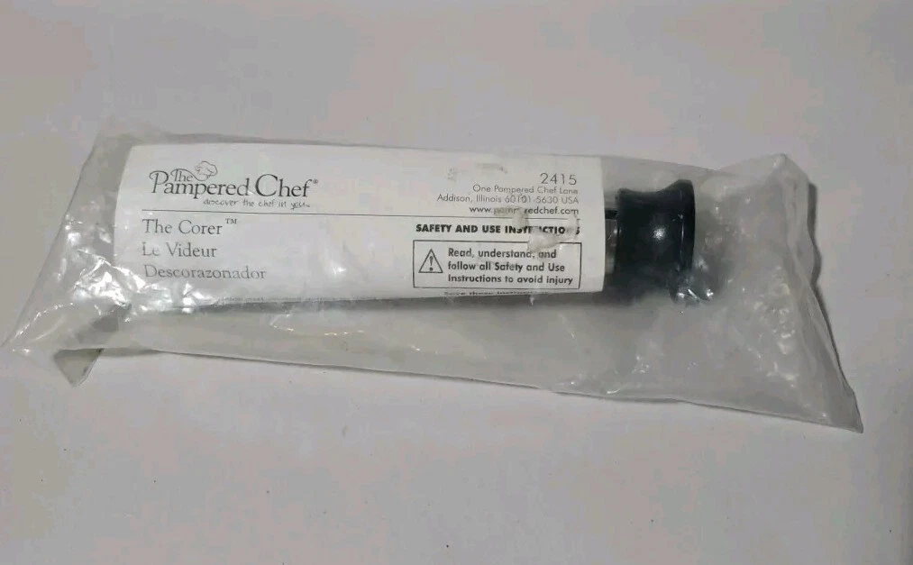 NOS Pampered Chef Apple Corer #2415 Stainless Steel Core Remover Discontinued
Opens in a new window