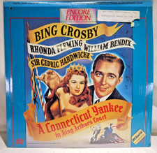 A CONNECTICUT YANKEE IN KING ARTHUR'S COURT MCA LASERDISC VIDEODISC BING CROSBY