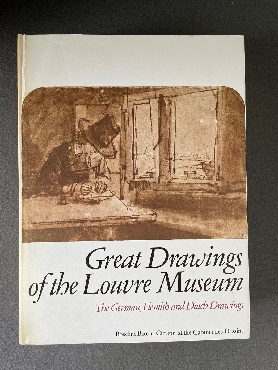 Great Drawings of the Louvre Museum 3 Volume Book Set w/slipcase