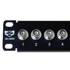24 Port BNC 50 OHM Female Patch Panel Rackmount -Free Shipping USA Seller