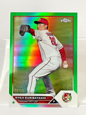 Ryoji Kuribayashi 2023 Topps Chrome NPB /99 Insert Refractor Hiroshima Toyo Carp