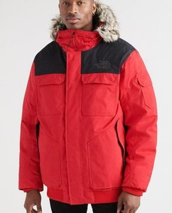 north face gotham jacket red